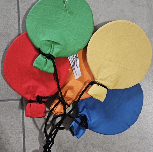 Vintage Clown and Balloon Set - 1980s Wooltex (Cotton Fabric) - Picture 2 of 4